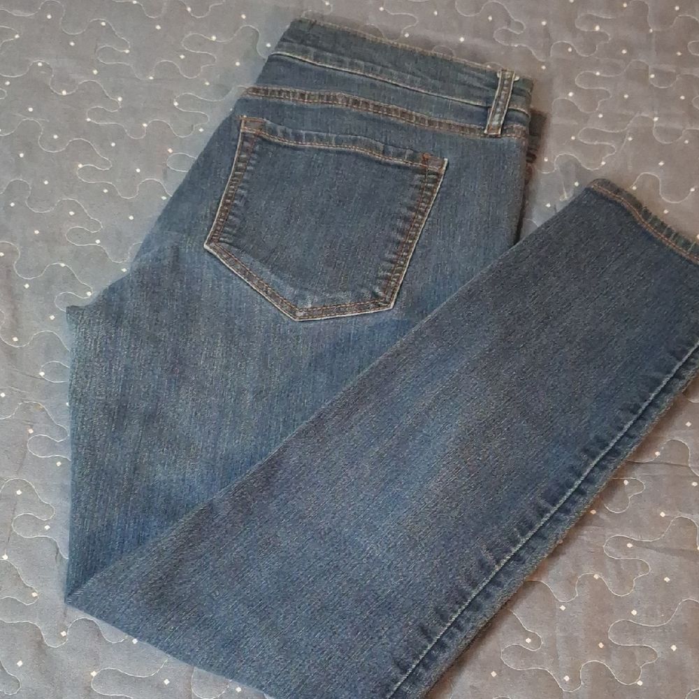 LOFT Modern Skinny Blue Denim Jeans size 28
